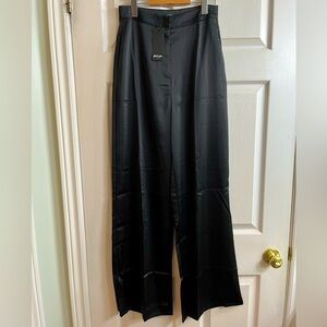 Nasty Gal satin wide leg trousers size 6 BNWT